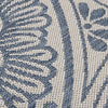 Blauer Outdoor-Teppich Flatweave Viland 140x200cm (Muster)