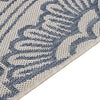 Blauer Outdoor-Teppich Flatweave Viland 160x230cm (gemustert)