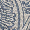 Blauer Outdoor-Teppich Flatweave Viland 160x230cm (gemustert)