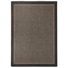Tummanruskea ulkomatto flatweave Viland 140x200cm