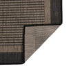 Tummanruskea ulkomatto flatweave Viland 140x200cm