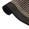 Tummanruskea ulkomatto flatweave Viland 140x200cm