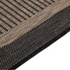 Tummanruskea ulkomatto flatweave Viland 140x200cm