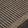 Tummanruskea ulkomatto flatweave Viland 140x200cm