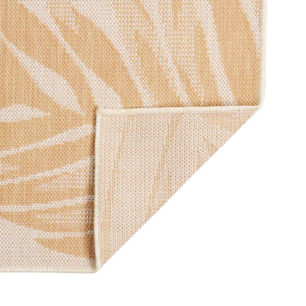 Outdoor-Teppich Flatweave Viland 140x200cm (Blattmuster)
