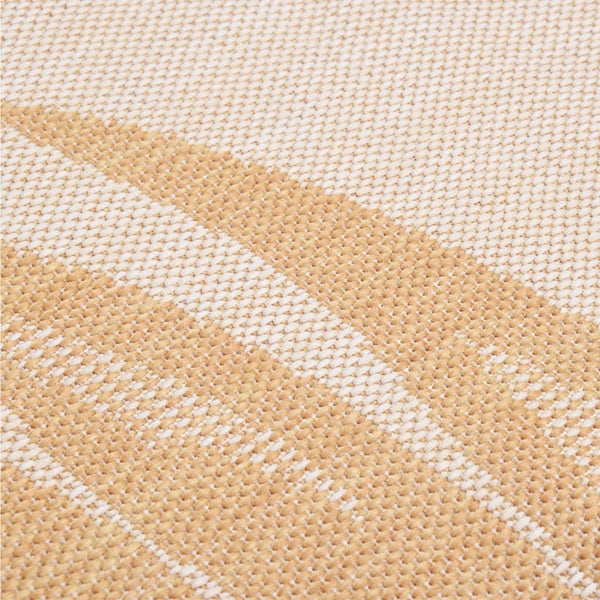 Outdoor-Teppich Flatweave Viland 140x200cm (Blattmuster)