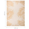 Outdoor-Teppich Flatweave Viland 140x200cm (Blattmuster)