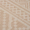 Ruskeat ulkomatto flatweave Viland 120x170cm (raidat)