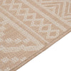 Brauner Outdoor-Teppich Flatweave Viland 200x280cm (gestreift)