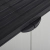 Gartenschrank Eusignie grau und schwarz 68x40x85cm (1 Regal)