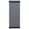 Grau-schwarzer Gartenschrank Giambattista 35x40x85cm (mit 1 Einlegeboden)