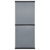 Schwarz-grauer Gartenschrank Lescinschi 68x40x168cm (3 Einlegeböden)