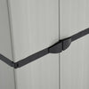 Schwarz-grauer Gartenschrank Lescinschi 68x40x168cm (3 Einlegeböden)