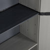 Schwarz-grauer Gartenschrank Lescinschi 68x40x168cm (3 Einlegeböden)
