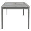 Gartentisch Talito grau 200x100x75cm (Akazienholz)
