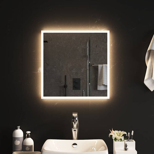 LED-Badezimmerspiegel Idabelle 50x50cm