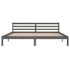 Graues Bettgestell Benno 200x200cm (Kiefer)