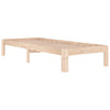 Bettgestell Rozini 75x190cm (Holz Einzelbett)