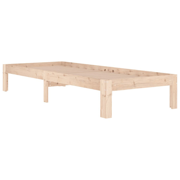 Bettgestell Rozini 75x190cm (Holz Einzelbett)