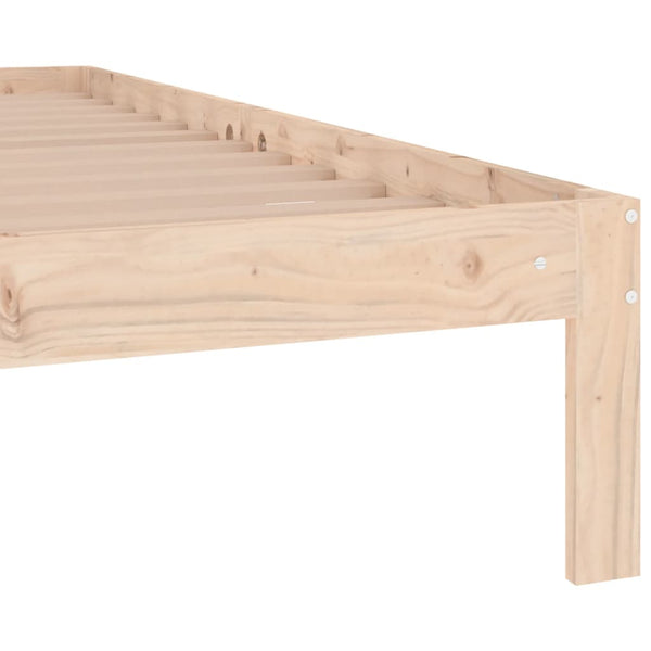 Bettgestell Rozini 75x190cm (Holz Einzelbett)