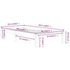 Bettrahmen Rozini 90x200cm (Kiefer)