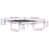 Bettrahmen Rozini 150x200cm (Kiefer King Size)