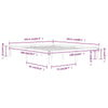 Bettgestell Rozini 160x200cm (Kiefer)