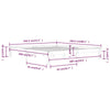 Bettgestell Rozini 180x200cm (Super King Size)