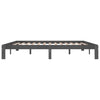 Graues Bettgestell Rozini 200x200cm (Kiefer)