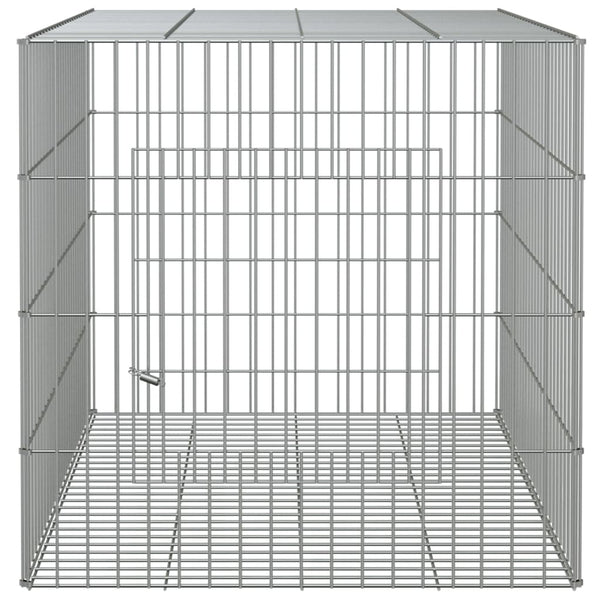 Verzinkter Kaninchenkäfig Expl 78x54x54cm (Eisen)