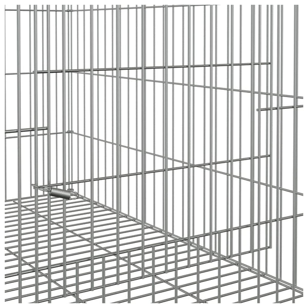 Verzinkter Kaninchenkäfig Expl 78x54x54cm (Eisen)