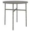 Graue Garten-Essgruppe Dobrinca 3-teilig (Polyrattan)