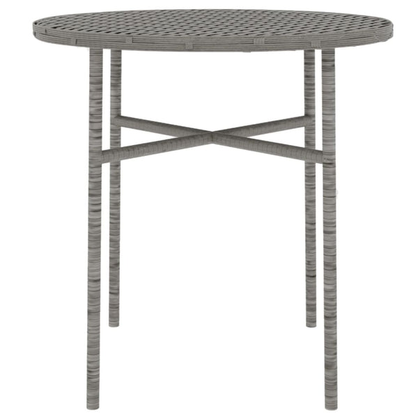 Graue Garten-Essgruppe Dobrinca 3-teilig (Polyrattan)