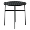 Schwarze Garten-Essgruppe Alonso (3-teilig Polyrattan)