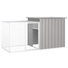 Grauer Hühnerstall Epaminondy 200x91x100cm (verzinkter Stahl)