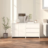 Weißes Sideboard Alimentare (2-teilig, Holz)