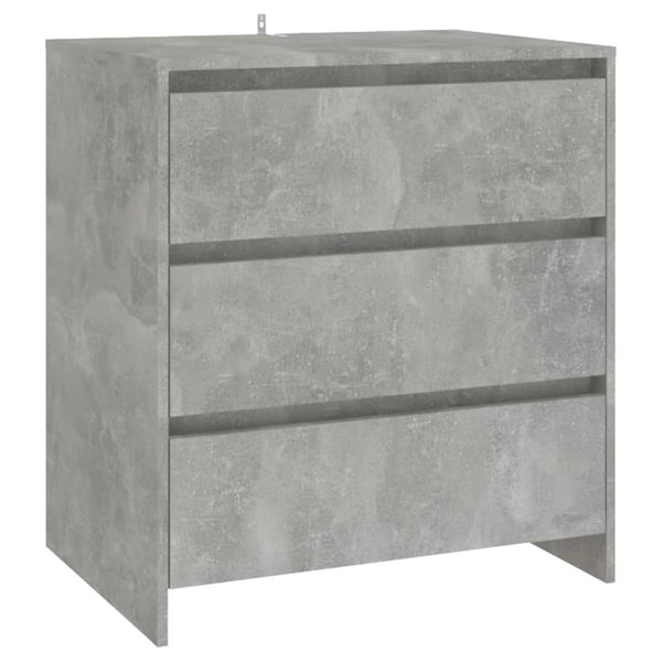 Betongraues Sideboard Alimentare (2-teilig, Holz)