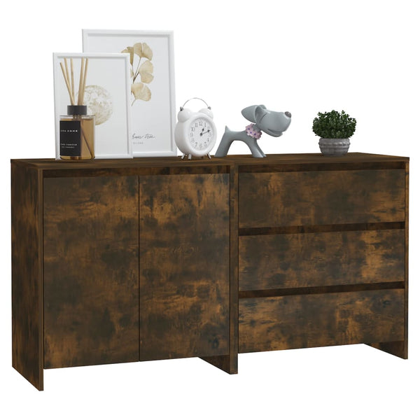 Räuchereiche Sideboard Alimentare Holz (2-teilig)