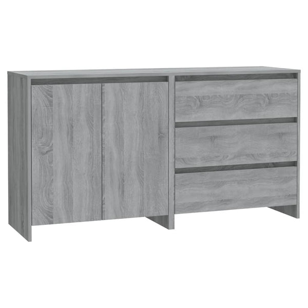 Graues Sideboard Alimentare (2-teilig, Sonoma Eiche)