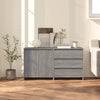 Graues Sideboard Alimentare (2-teilig, Sonoma Eiche)