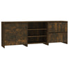 Sideboard Räuchereiche Ghergina Holz (3-teilig)