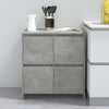 2 Konsolen in Betongrau 70x41x75 cm Spanplatte