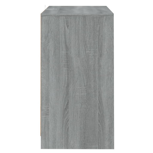 Graues Sideboard Scantei 70x41x75cm (2 Stück Holz)