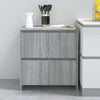 Graues Sideboard Scantei 70x41x75cm (2 Stück Holz)