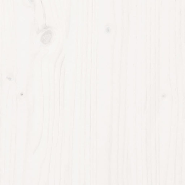 Weiße Kommode Liubaui 111x34x60cm (Kiefer)