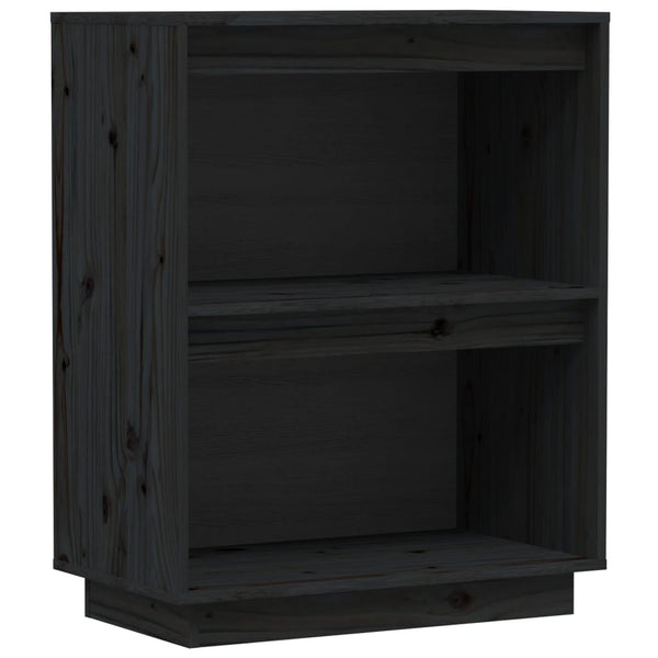 Schwarzer Konsolenschrank Jabra 60x34x75cm (Kiefer)