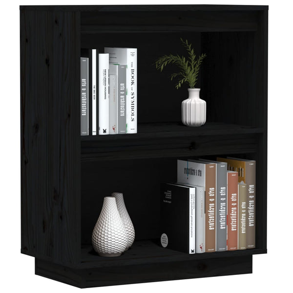 Schwarzer Konsolenschrank Jabra 60x34x75cm (Kiefer)
