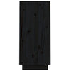 Schwarzer Konsolenschrank Jabra 60x34x75cm (Kiefer)