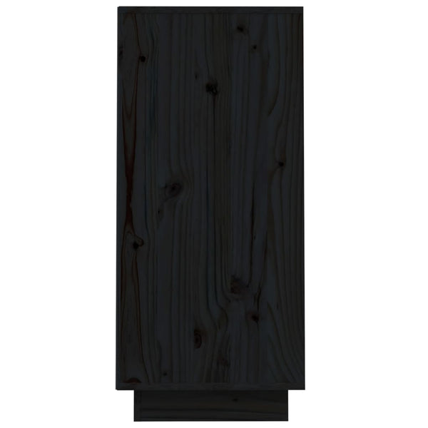 Schwarzer Konsolenschrank Jabra 60x34x75cm (Kiefer)