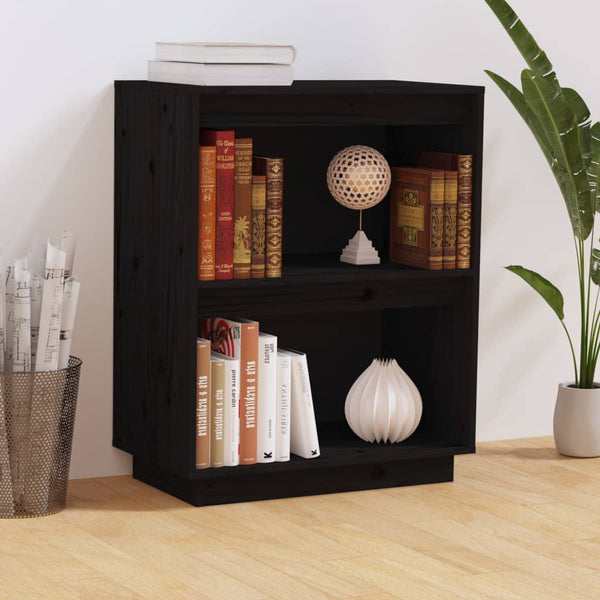 Schwarzer Konsolenschrank Jabra 60x34x75cm (Kiefer)